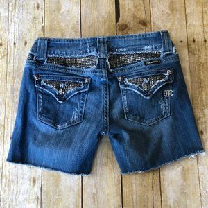 MISS ME JP4221R CUT OFF JEAN SHORTS SIZE 29